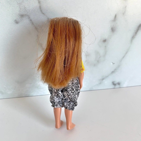 Remco Doll Toys Kid Brown Eyes Long Auburn Brown Hair 1992 Vintage - Picture 5 of 7